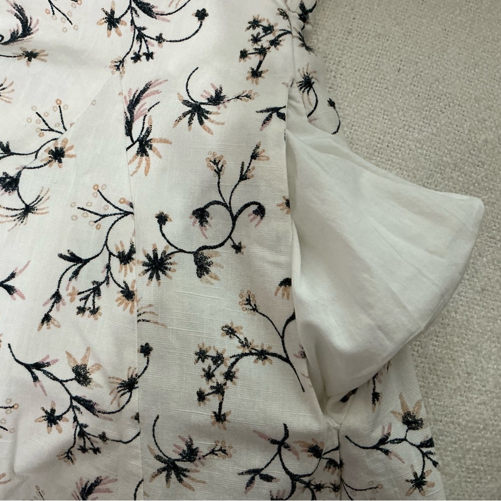 Universal Thread Cream Floral Mini Dress - Picture 6 of 8